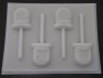 2448 Tombstone Chocolate or Hard Candy Lollipop Mold